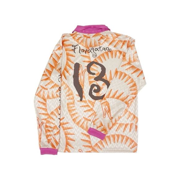 NWT RARE ACNE STUDIOS Erwin Football T-Shirt in Orange - Picture 3 of 5